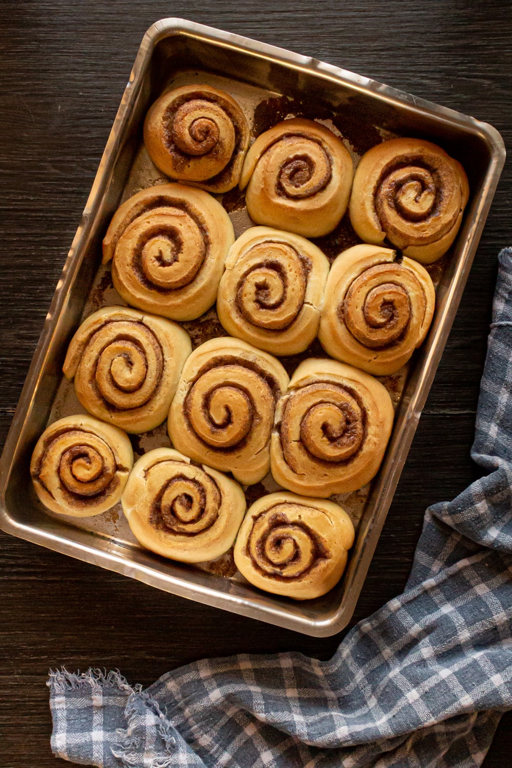 cinnamon rolls sem cobertura