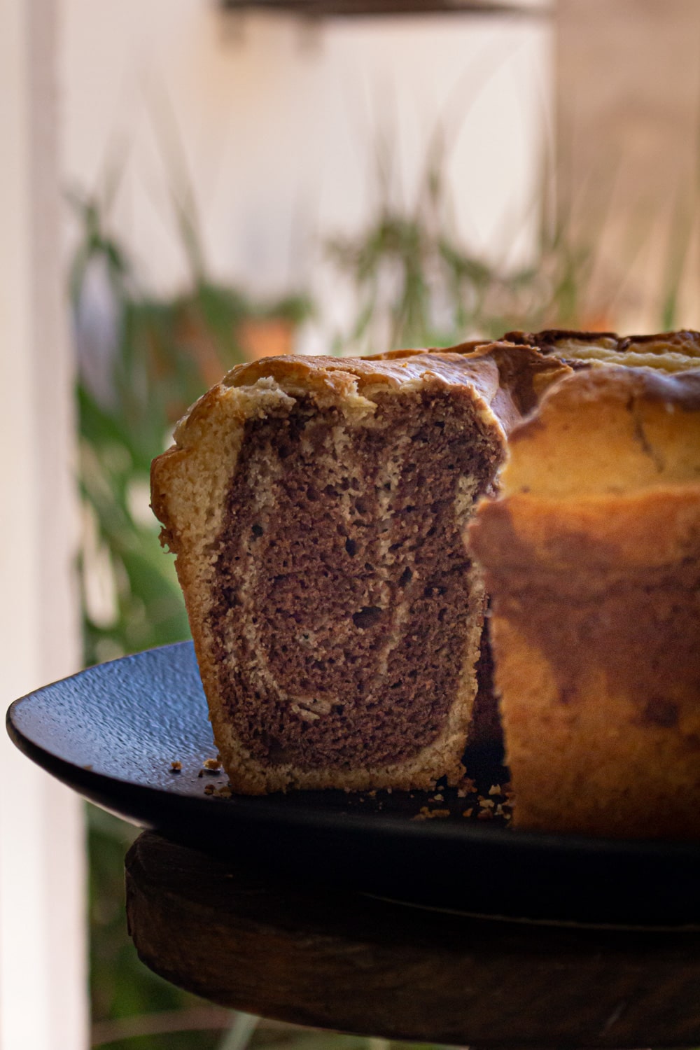 close mostrando o miolo bem marmorizado