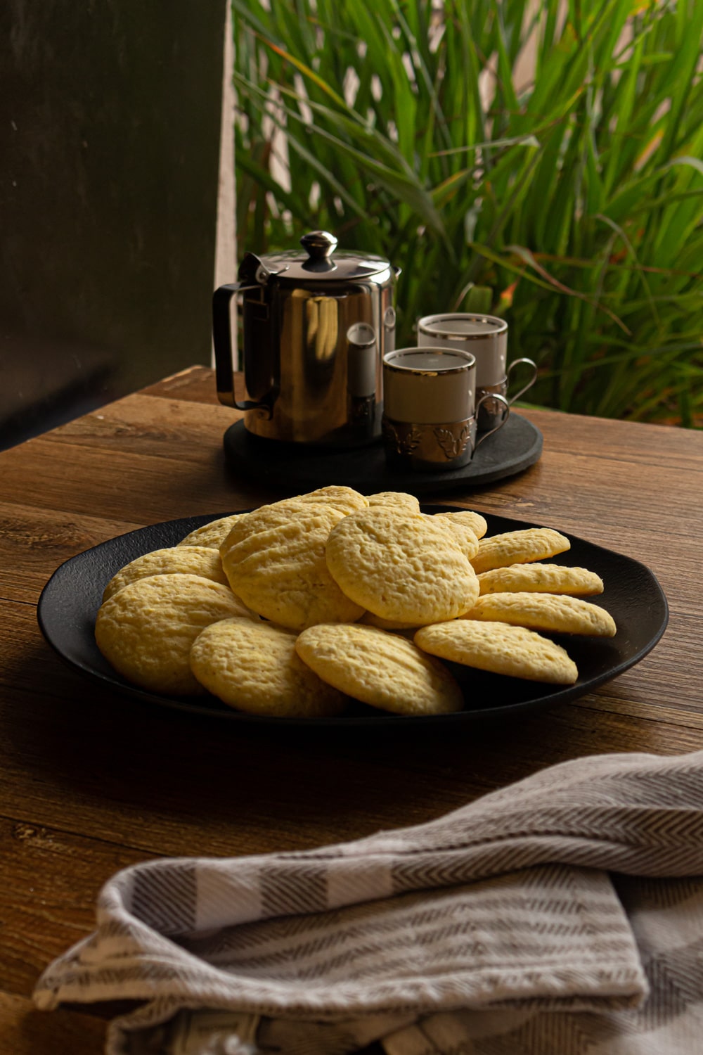 Biscoitinho de fubá com limão
