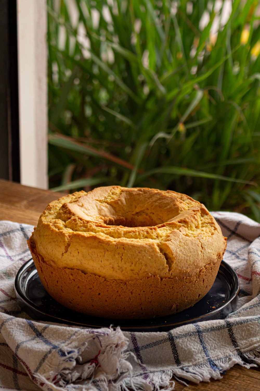 bolo de fubá com leite de coco