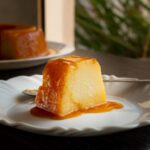 fatia de pudim de padaria