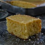 pedaço de bolo de laranja