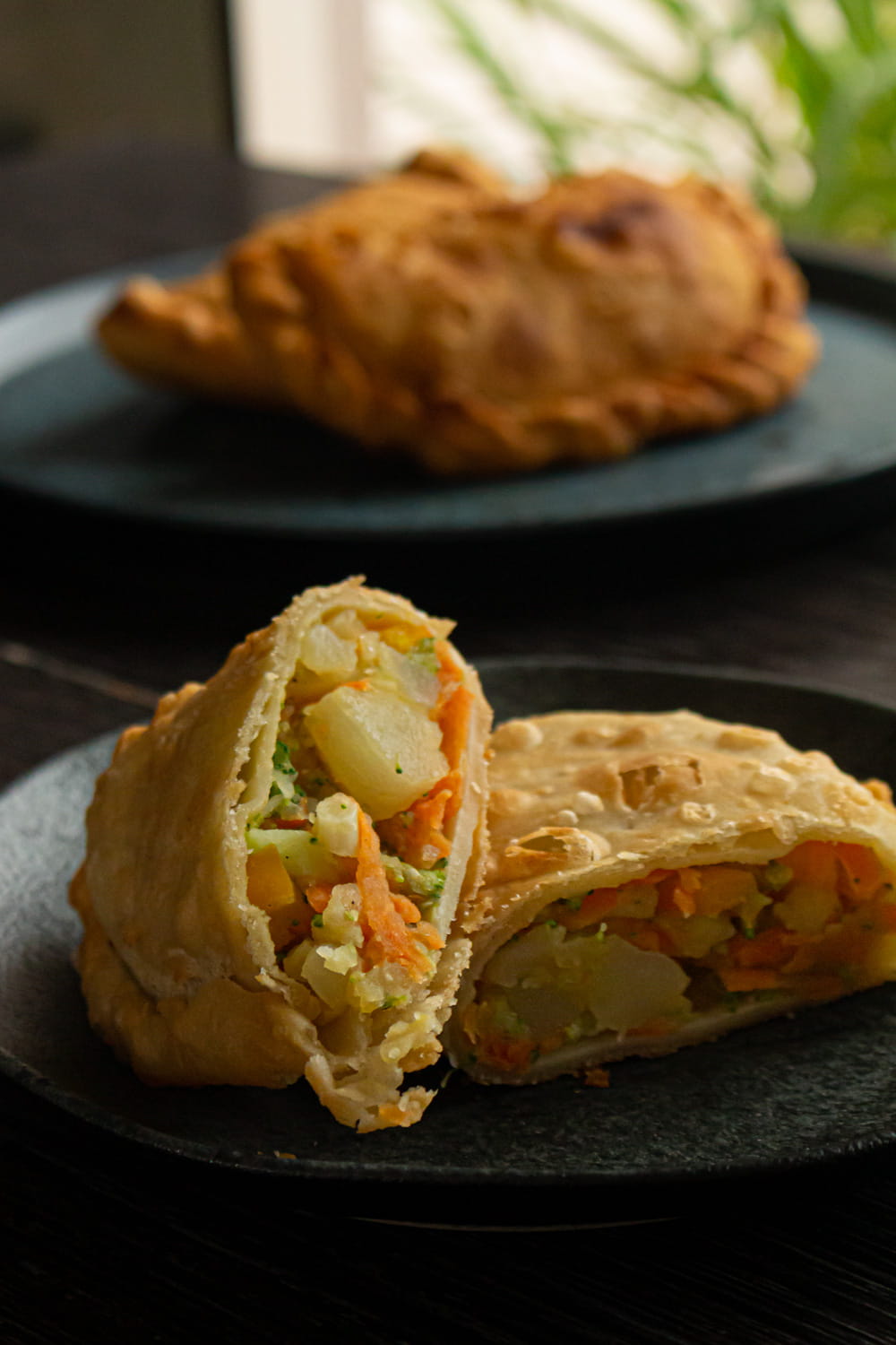 samosa vegetariana frita