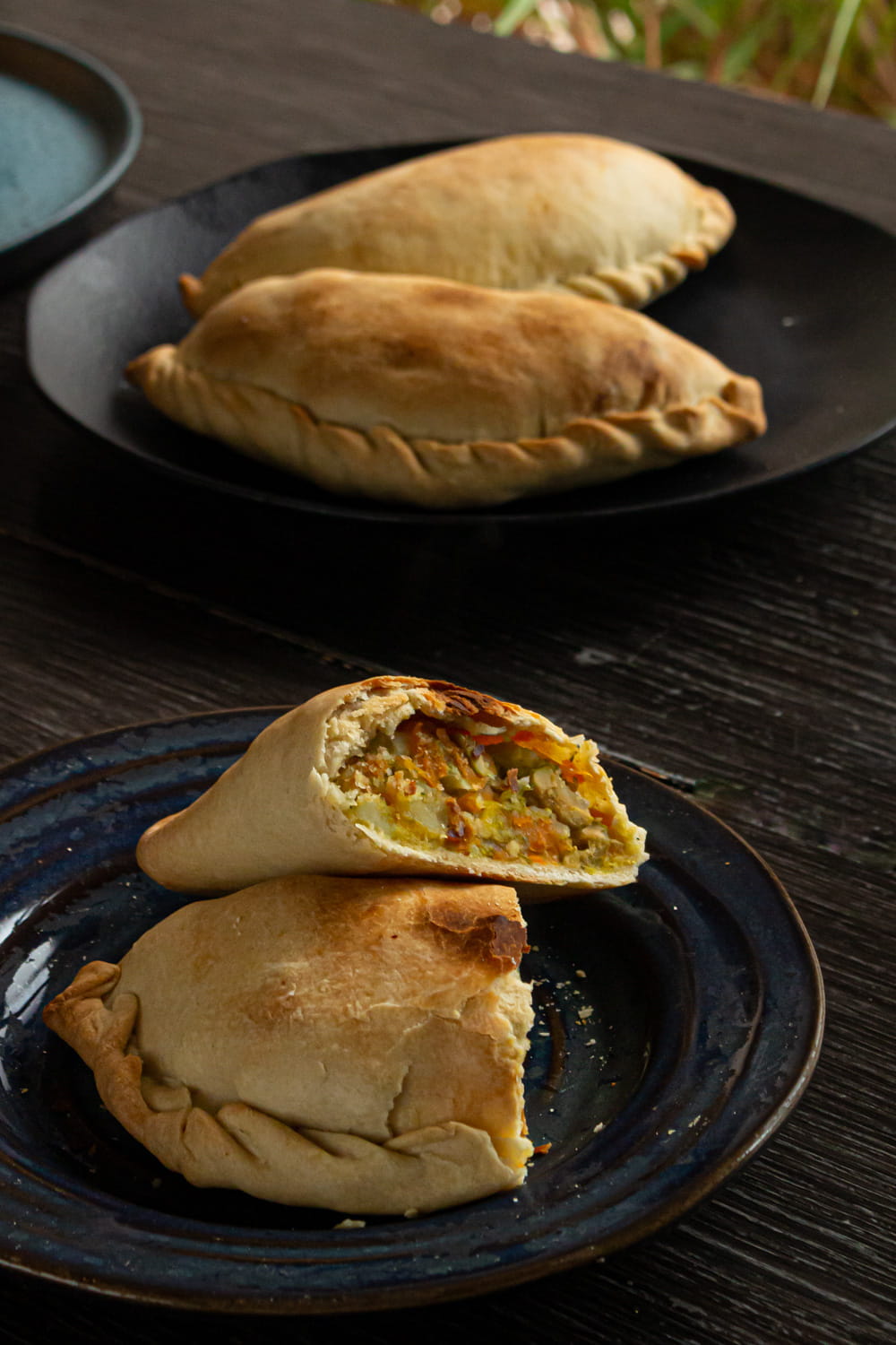 samosa vegetariana assada