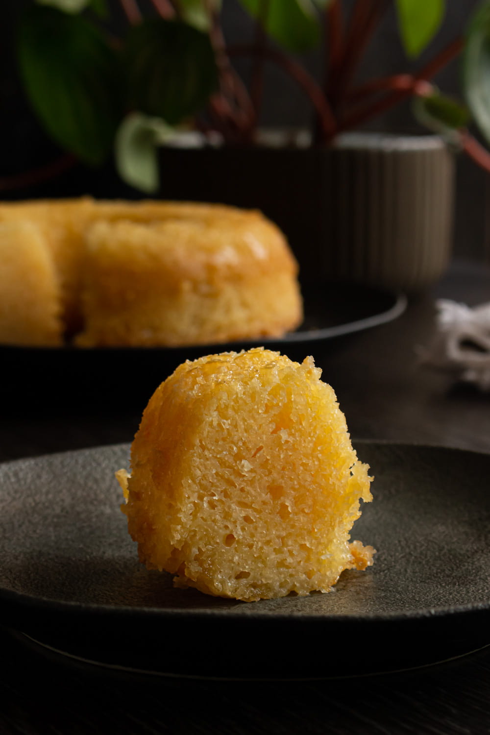 fatia de bolo baiano