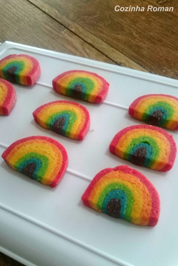 biscoitos arco-íris