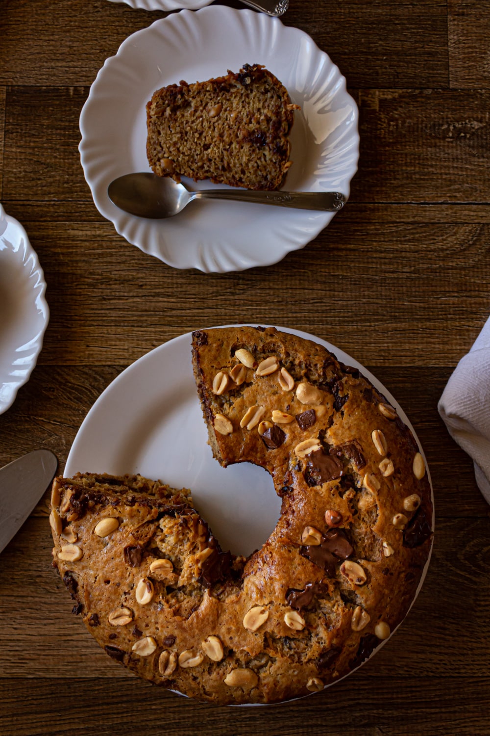 Bolo de Banana com Chocolate e Nozes - C K N J