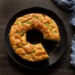 bolo de chuchu visto de cima