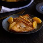 crepe suzette com gomos de laranja