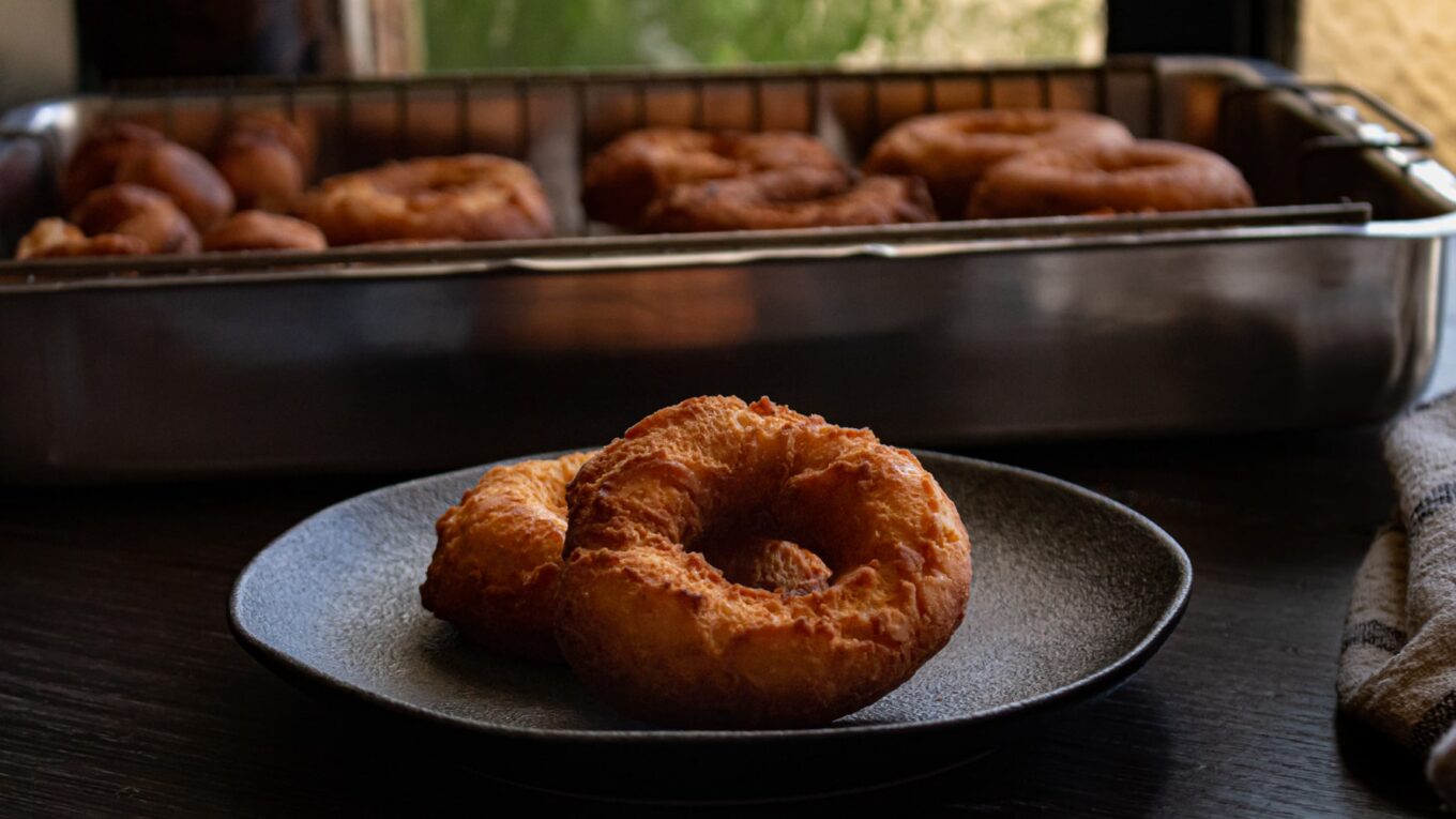 donuts com fermento químico